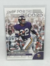 2023 Prestige For the Record Paul Krause 20 Minnesota Vikings Extra Points - £1.50 GBP