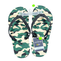 West Loop Boy&#39;s Foam Camo Flip Flops Sandals Shower Shoes S (13-1)  M  (2-3) - £7.83 GBP