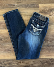 Zana Di Rockin Denim Junior&#39;s Jeans Size 11 x 29 Slim Cut Blue Denim EUC - £23.19 GBP