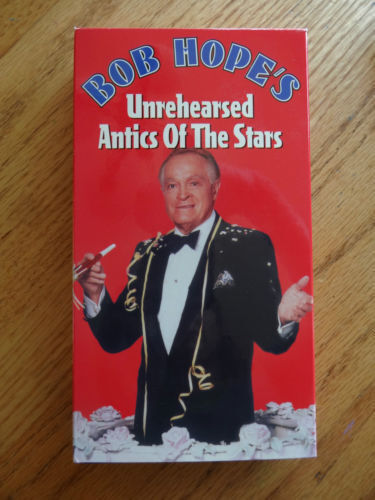 BOB HOPE&#39;S UNREHEARSED ANTICS OF THE STARS - VHS - $5.89