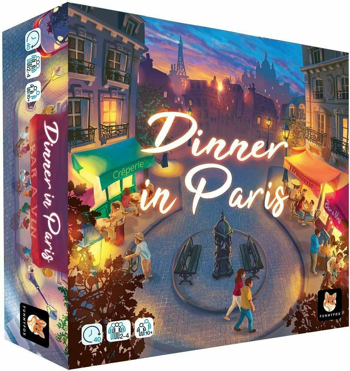 Primary image for Dinner In Paris Board Game Funnyfox Games FUDINEN