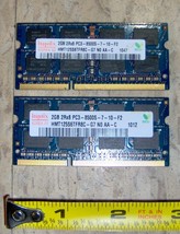2 Memory Chips Hynix 2GB 2Rx8 PC3-8500S-7-10-F2 HMT125S6TFR8C-G7 N0 AA-C... - $567.77 MXN