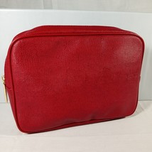 Travel Bag Makeup Case Estee Lauder Burgundy Red Cosmetics Carry-On Toiletries - £10.54 GBP