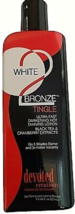 Devoted Creations White 2 Bronze Tingle Darkening Hot Tanning Lotion 8.5 OZ - £14.12 GBP