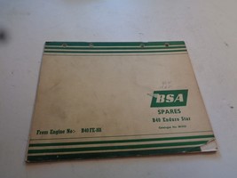 BSA B40 Enduro Star Parts Spares List Catalog 00-5122 - $447.81 MXN