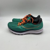 Saucony Womens Orange Green Ride 14 Athletic Running Walking Shoes US 10.5 - £43.68 GBP