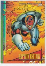 M) 1993 Marvel Comics Skybox Trading Card #40 Captain Britain - £1.54 GBP