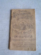 Vintage 1923 Pierce&#39;s Memorandum Account Booklet - £14.71 GBP