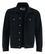 Denim Motorcycle Jacket Heavy Duty Button Front MCJ by Vance Leather - £46.31 GBP