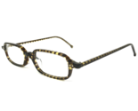 Vintage la Eyeworks Eyeglasses Frames CYRO 349 Brown Yellow Plaid 47-18-140 - £55.35 GBP