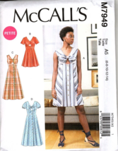 McCall's M7949 Misses 6 to 14 Easy Button Front Keyhole SunDress Sewing Pattern - $14.81