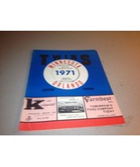 1971 Minnesota Twins MLB Baseball Program Scorecard - £7.46 GBP