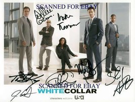 WHITE COLLAR CAST SIGNED AUTOGRAPHED AUTOGRAM 8x10 RP PHOTO MATT BOMER T... - £14.15 GBP