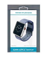 Blue Woven Nylon Band for 42MM Apple Watch - WithItGear Premium High Qua... - $37.24 MXN