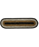 Black Haze braided Table Runner - 48 inch - $38.00