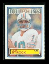Vintage 1983 TOPPS Football Trading Card #321 DON STROCK Miami Dolphins - £3.86 GBP
