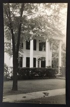 RPPC Unadilla New York of Old Colonial House Meeker Residence B&amp;W Estate Homes - £15.81 GBP