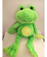 Fiesta Neon Frog Green Plush Stuffed Animal 20&quot; Soft Toy - £31.13 GBP