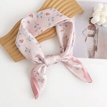 Floral Scarf Square Head Wrap Pink - €12,65 EUR