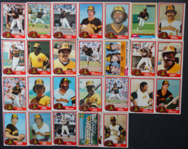 1981 Topps San Diego Padres Team Set of 26 Baseball Cards - £7.08 GBP