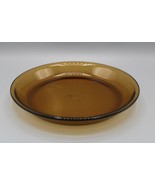 Vintage Anchor Hocking #462 Amber 10&quot; Pie Plate 1 Qt-1 L Baking Dish Mad... - £15.56 GBP