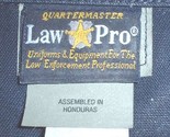 BDU-style &quot;LEO&quot; Law-Pro blue shirt Extra-Large Polyester/cotton blend ta... - $35.00