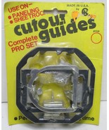 Package of 3 Different Cutout Guides-Sheetrock Drywall Paneling Made In ... - $268.39 MXN
