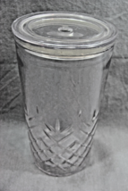 Aladdin 16 oz. Vacuum Tumbler Clear Plastic Diamond Cut with Lid Insulated - $14.50