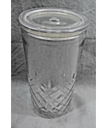 Aladdin 16 oz. Vacuum Tumbler Clear Plastic Diamond Cut with Lid Insulated - €12,49 EUR