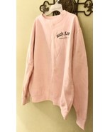 Womens Pink Sweatshirt Alvin’s Island Beach Life Fl. Cotton Blend L/S Sz... - £10.79 GBP