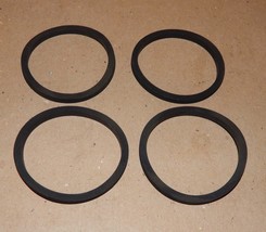 Camlock Kamlok Gasket Seals 3&quot; OD x 2 1/2&quot; ID x 3/16&quot; 4ea Rubber Washer USA 145X - £5.97 GBP