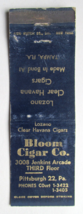 Lozano Clear Havana Cigars - Tampa, Florida 20 Strike Matchbook Cover Bloom PA - £1.17 GBP