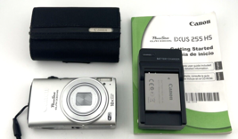 Canon PowerShot ELPH 330 HS Digital Camera Silver 12.1MP WiFi HD Tested - $336.00