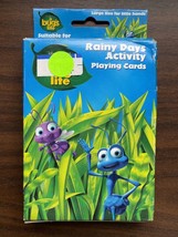 Disney’s Pixar A BUG&#39;S LIFE Rainy Day Activity 55 Playing Cards - £11.83 GBP
