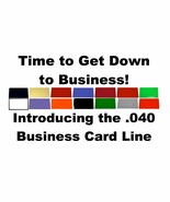 Matte Black 1 mm THICK 10  Aluminum Business Card Blanks - Round Corners... - $9.99