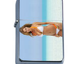 Indiana Pin Up Girls D8 Flip Top Oil Lighter Wind Resistant - $15.79