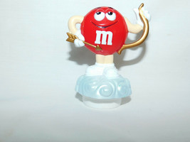 M Ms Red Cupid Arrow Moving Wings topper 3 Inches Tall - $5.99