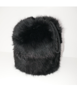 Black Emerald Fur Muff Hand Warmer with Wrist Strap - €126,32 EUR