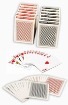 Value Pack 12 Decks Paper Playing Cards with Plastic Coating Poker Size ... - $17.49