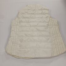 US Polo Assn 015111PC Women’s Cream Full Zip Sleeveles Puffer Vest Size XL  image 2
