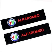 Alpha Romeo Embroidered Logo Car Seat Belt Cover Seatbelt Shoulder Pad 2... - £10.23 GBP