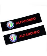 Alpha Romeo Embroidered Logo Car Seat Belt Cover Seatbelt Shoulder Pad 2 pcs - $12.99