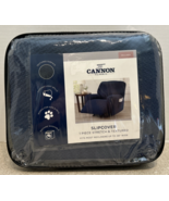 Cannon Classic Blue Textured Recliner Slipcover - Fits Most Recliners up... - $29.69
