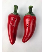 Rare Vintage Red Hot Chili Pepper Salt and Pepper Shakers spicy * FSTSHP - $16.13 CAD