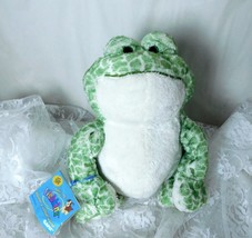 GANZ Plush Spotted Frog Webkinz 8&quot; Green Plush Toy with Tag HM142 - Supe... - £9.74 GBP