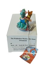 Cat in Hat Christmas Ornament Dr Seuss Midwest Yurtle Turtle Wubbulous Figurine - £30.92 GBP