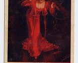 Lady in Scarlet 1907 Artist Signed Postcard - $9.90