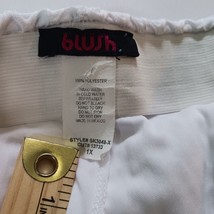 Blush Elastic Waist Pull-On Women’s White Skirt Size 1X Measured Waist 30 image 3