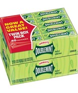 Wrigley&#39;s Doublemint Gum 4/20 Pack Boxes 5 Pieces Per Pack Total 400 Pieces - $1,176.25 MXN