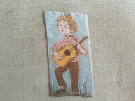 Kid's retro tapestry, handmade finished needlepoint tapestry, gobelin ne... - $13.00